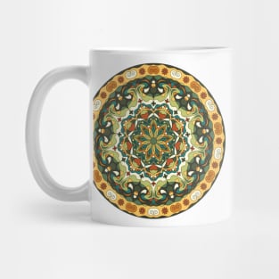 Bright circular arabic ornaments Mug